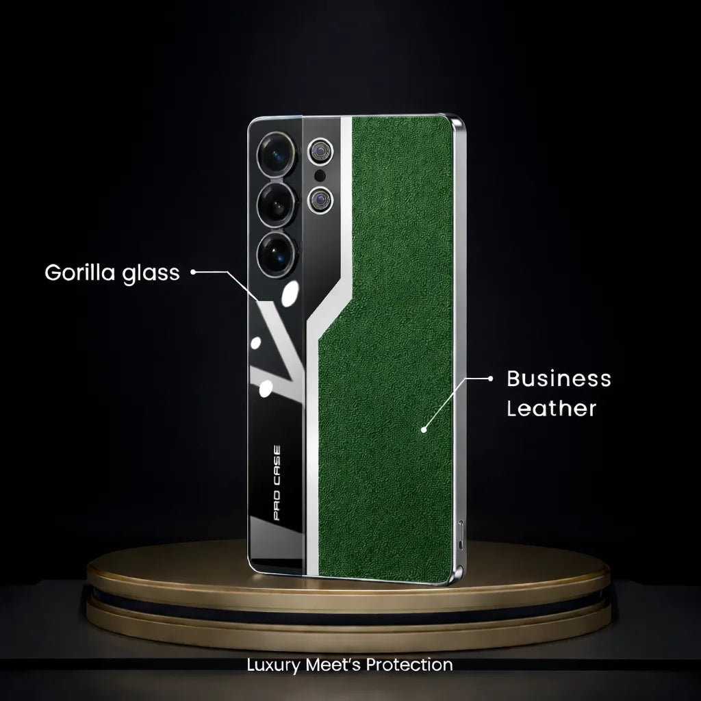 Electroplated Business Leather Case