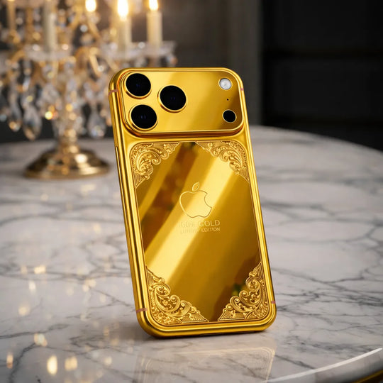 Premium 24k Gold iPhone 17 Pro Max