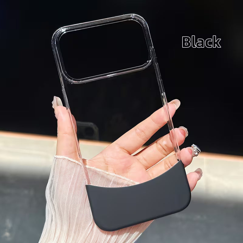 Clear Fusion Detachable Armor Case- black