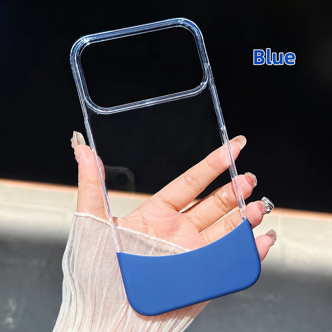 Clear Fusion Detachable Armor Case-blue