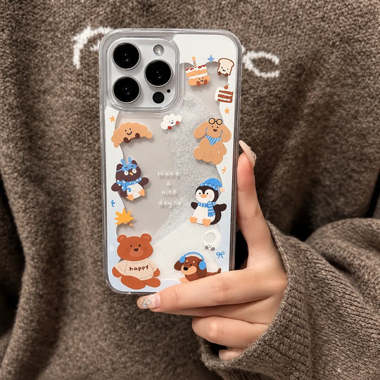 Chilly Penguin  Scarf Gripper Case