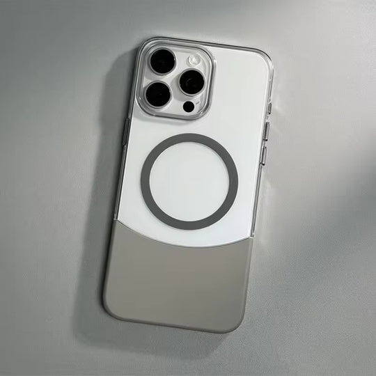 iPhone transparent magnetic cover with full body protection