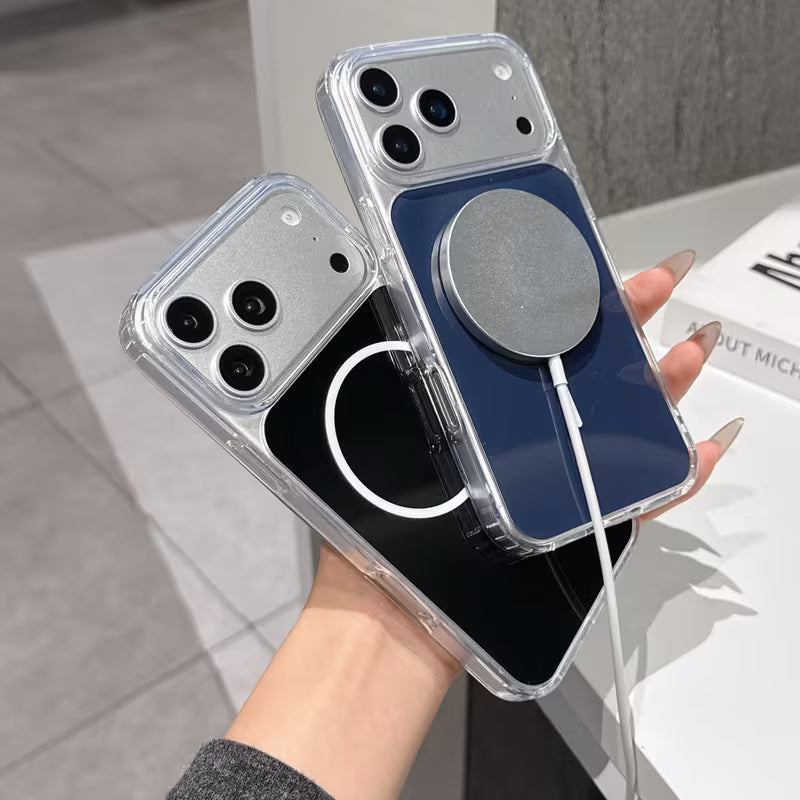 Domingo Clear Fit Case  wireless magsafe charging