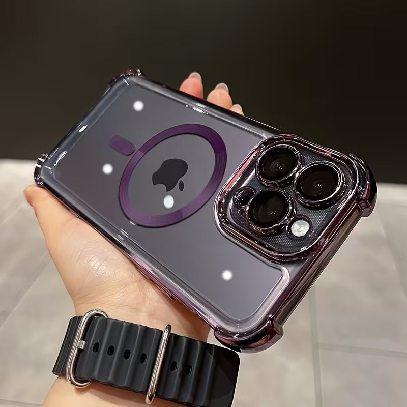 ElectroClear Magnetic Armor Case - purple