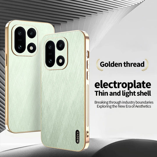Electroplate Golden Thread Pattern Case