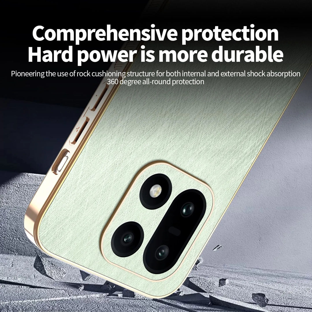 Electroplate Golden Thread Pattern Case