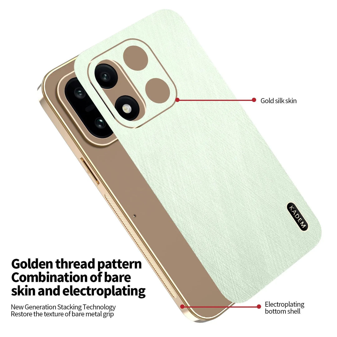 Electroplate Golden Thread Pattern Case