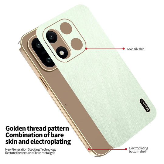 Electroplate Golden Thread Pattern Case
