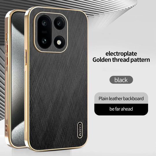 Electroplate Golden Thread Pattern Case