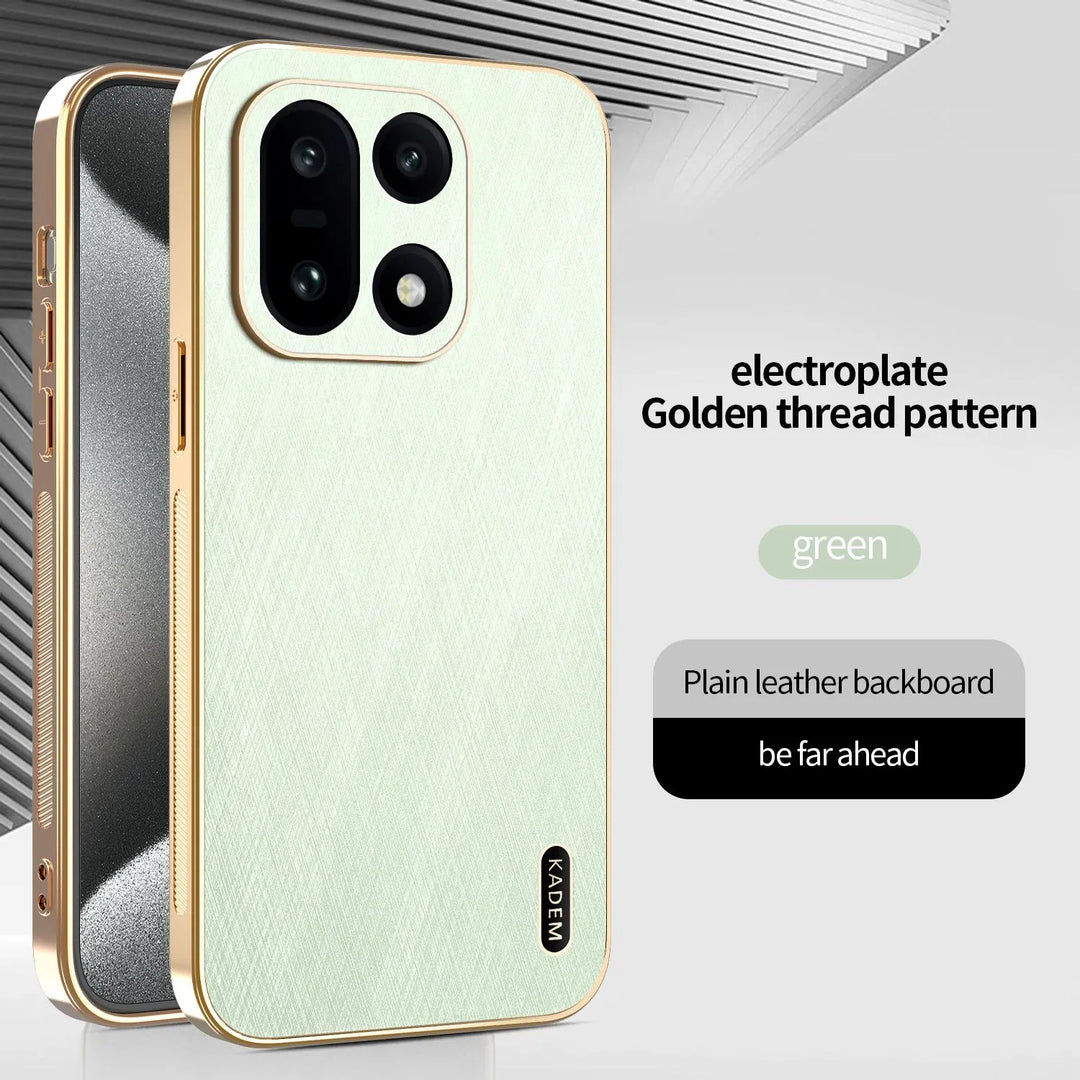 Electroplate Golden Thread Pattern Case