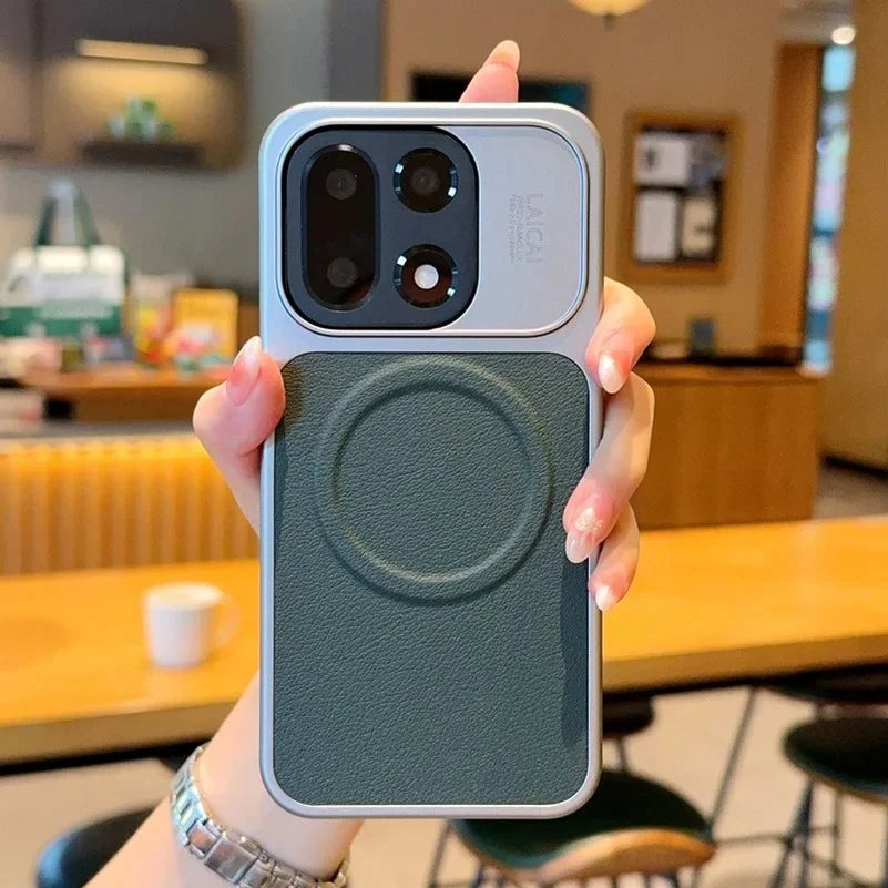 Everyday Carry MagSafe Leather Case - green