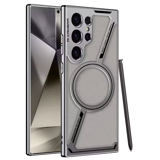 Samsung Galaxy S26 Ultra MagSafe ring stand cover  titanium gray