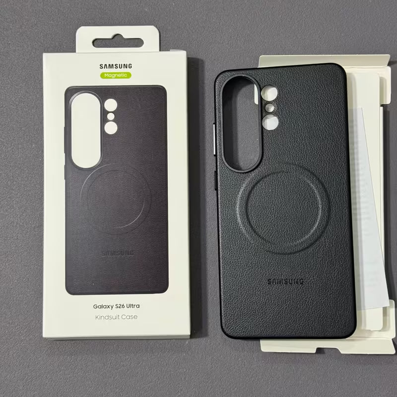 Galaxy  S26 Ultra Premium KindSuit Magnetic Case - black 