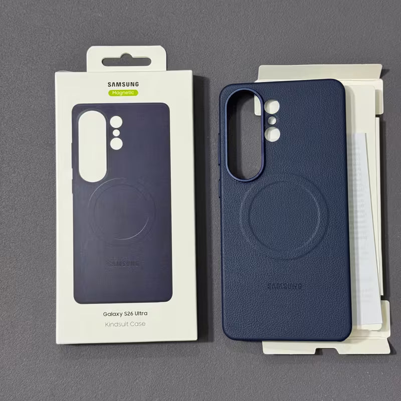 Galaxy S26 Ultra Premium KindSuit Magnetic Case- blue