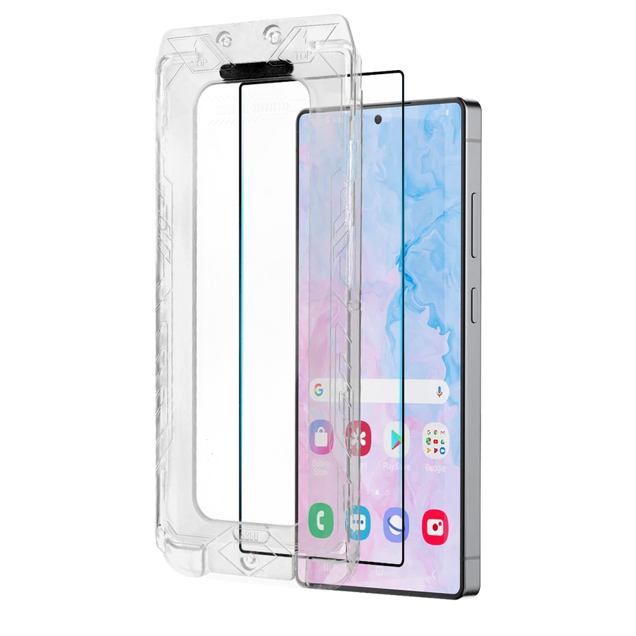 Galaxy S26 Ultra premium tempered glass screen protector front view