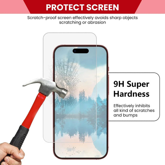 iPhone 16 Pro Max Fall-Resistant Privacy Screen Protector