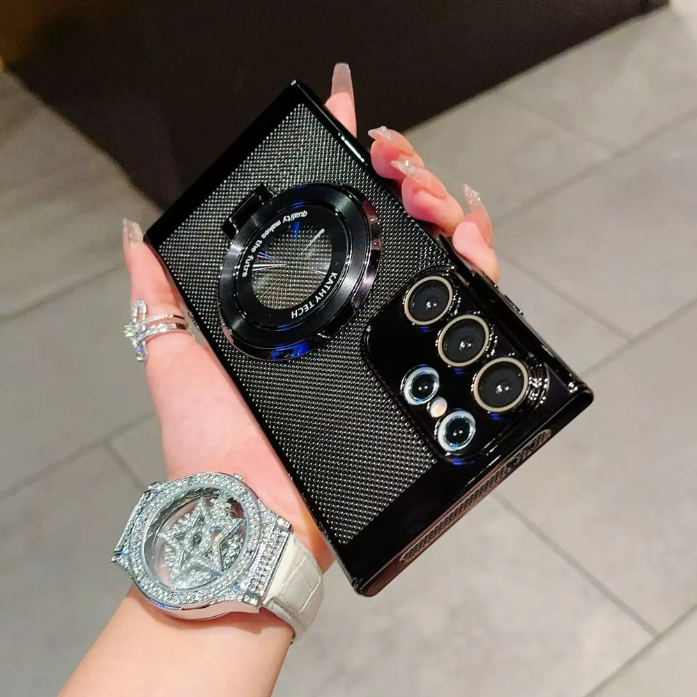 Brilliant Rotating Wheel Stand Case for Samsung