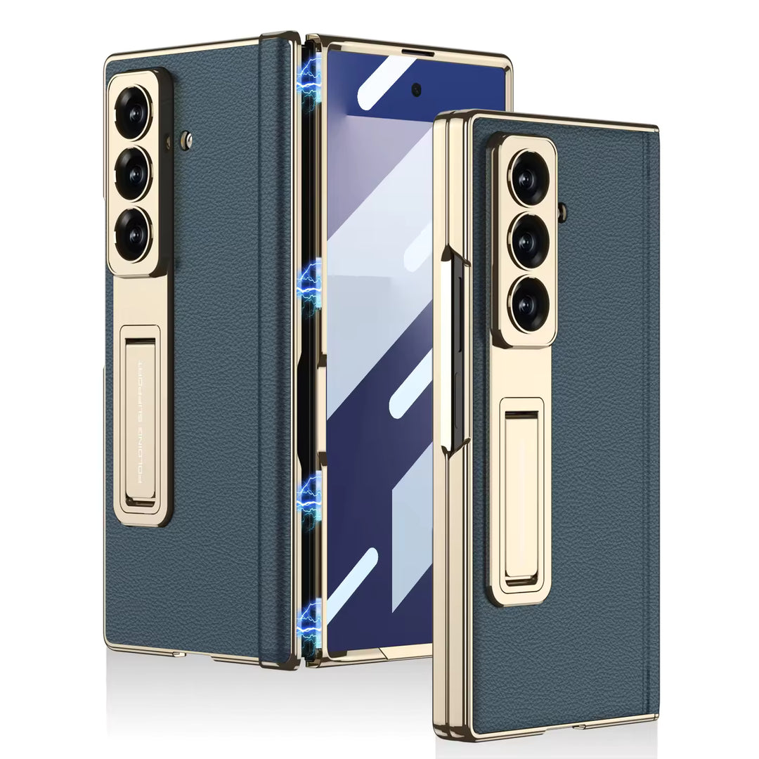Luxury Electroplating PU Leather Mobile Phone Case