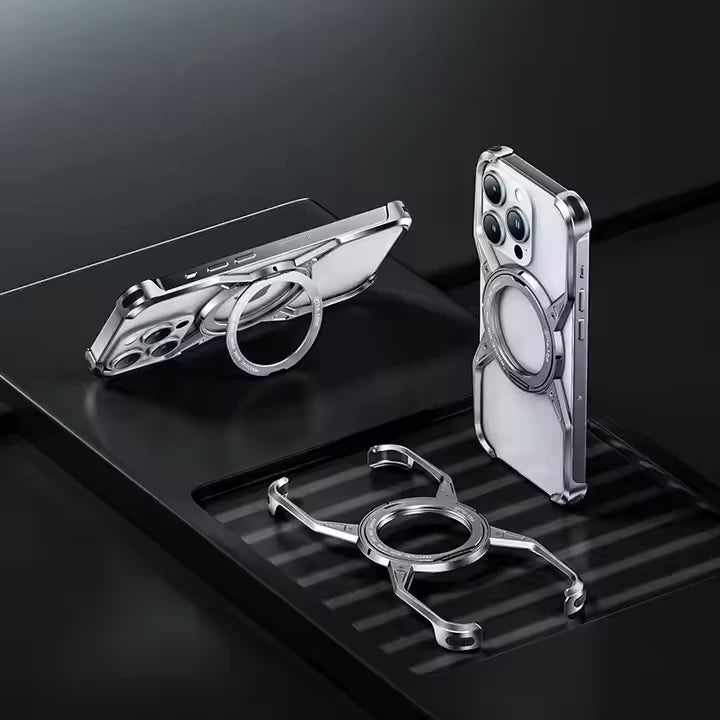 Luxury Hard Bumper Case with Magnetic Holder