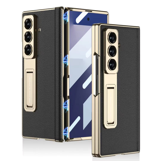 Luxury Electroplating PU Leather Mobile Phone Case
