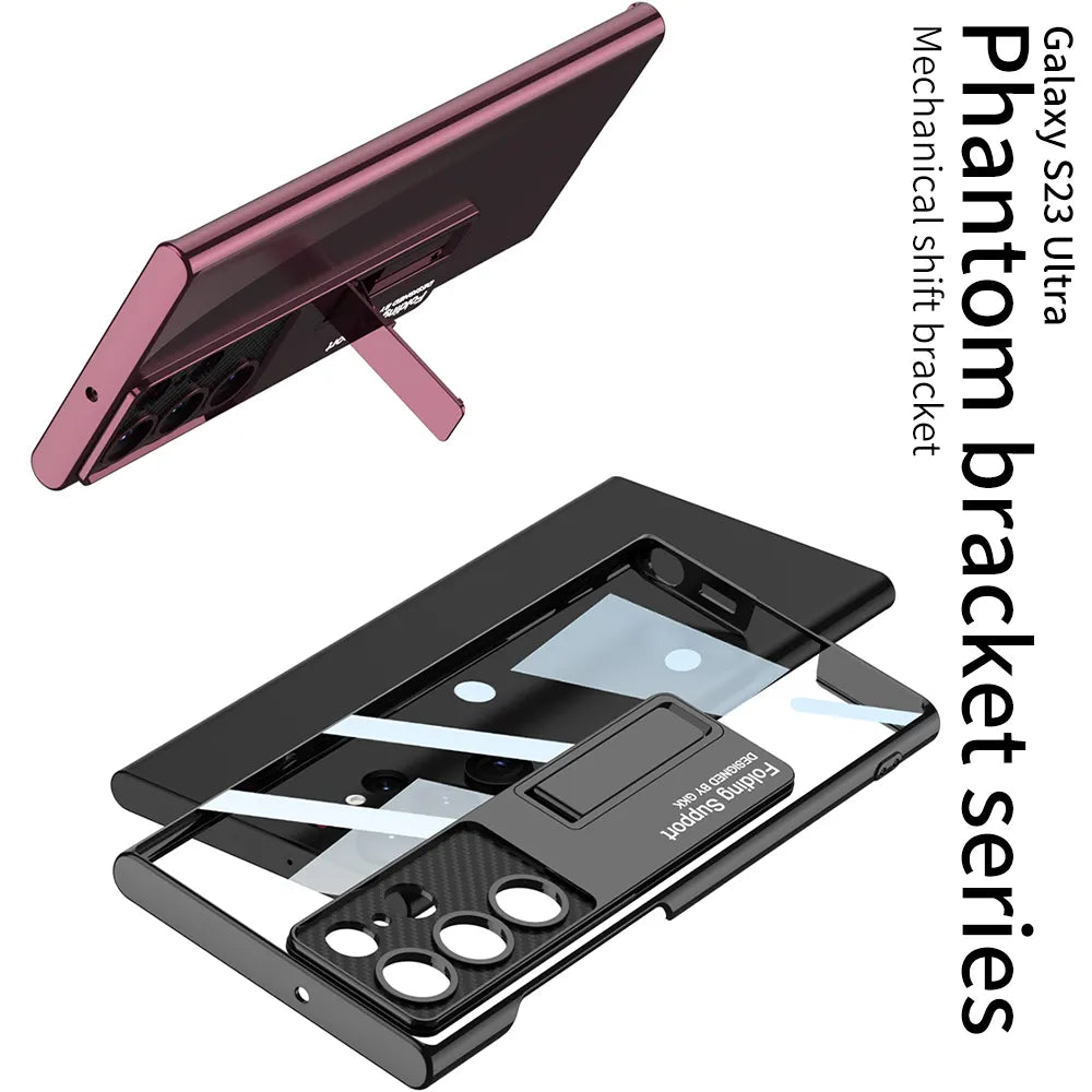 GKK Luxury Clear Kickstand Case for Samsung : *Case Meets Functions*.