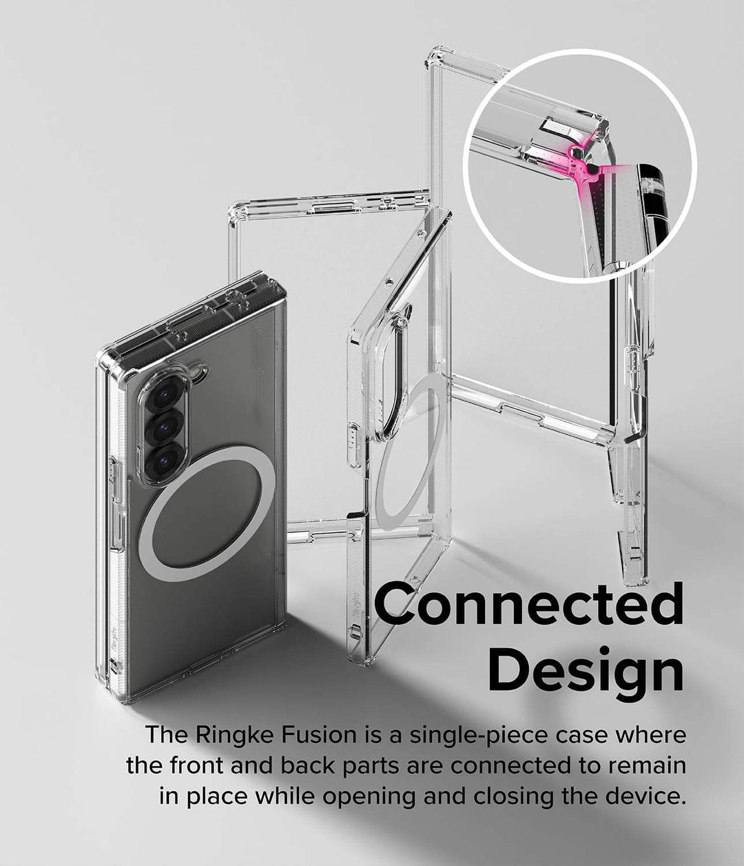 SAMSUNG GALAXY Z FOLD7 Ultra Clear Fusion With Magsafe.