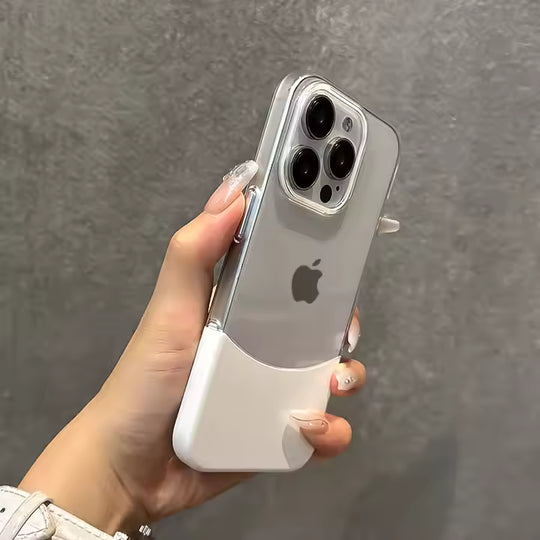 Dual-Layer Contrast Transparent IPhone Case