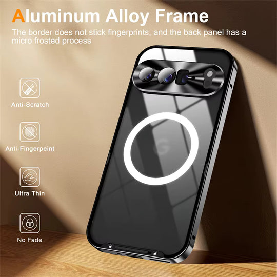 Slim design of Cosmos Joy Premium Aluminium Alloy & Glass Case for Google Pixel