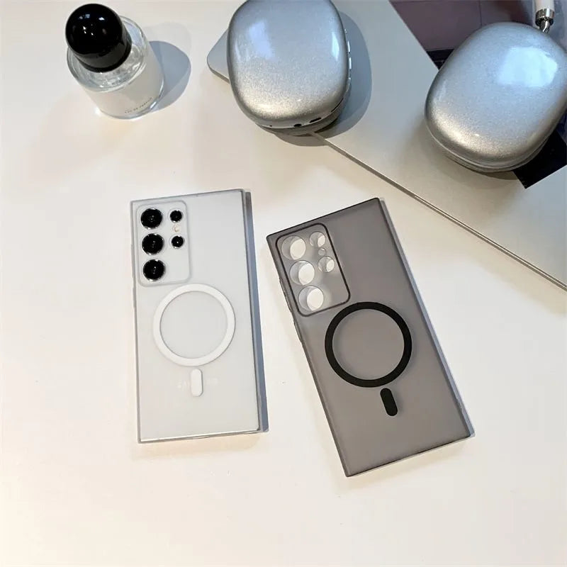 Ultra-Slim 0.3mm Paper-Feel Magnetic Case for Samsung
