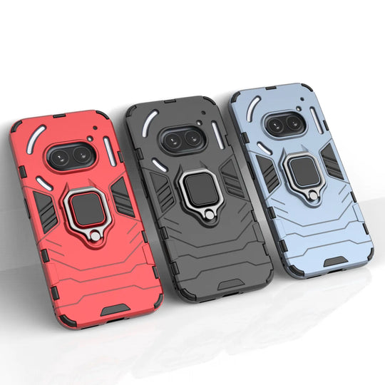 Shock Lock Armor Case with Magnetic Ring for Nothing