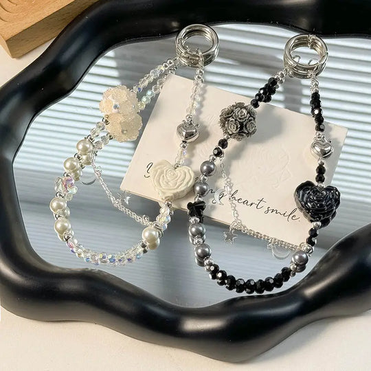 Sparkling Hydrangea Phone Charms