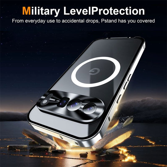 Side profile of Cosmos Joy Premium Aluminium Alloy & Glass Case – Google Pixel