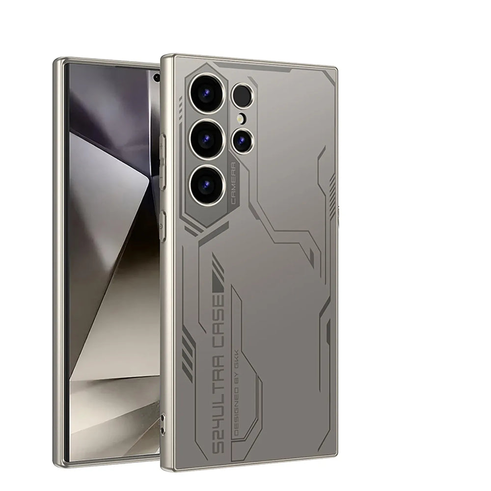 S25 Ultra Fingerprint-Proof Frosted Luxury Case with PCB Design