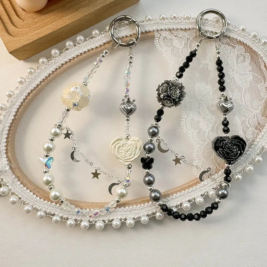 Sparkling Hydrangea Phone Charms