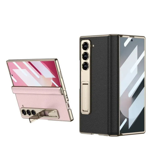 Luxury Electroplating PU Leather Mobile Phone Case