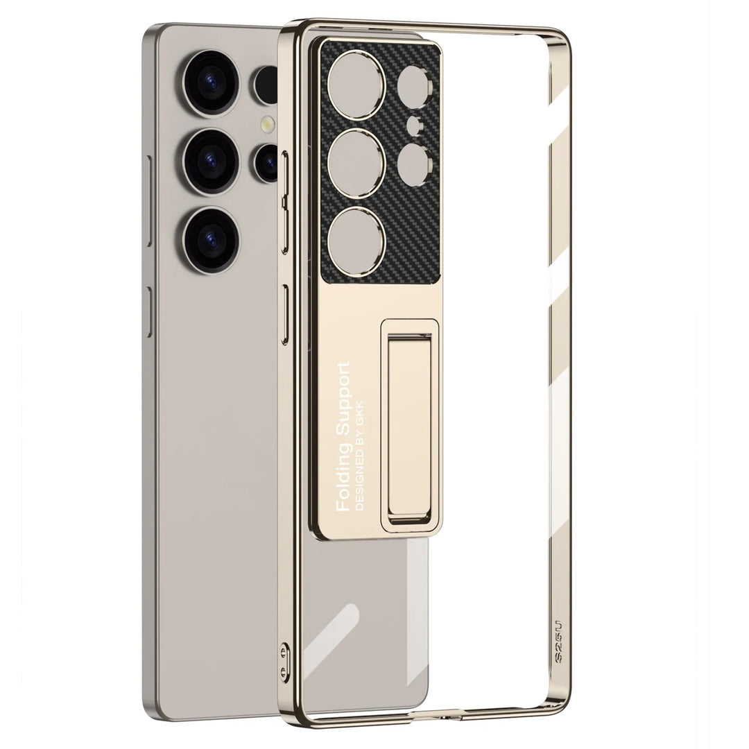 GKK Luxury Clear Kickstand Case for Samsung : *Case Meets Functions*.