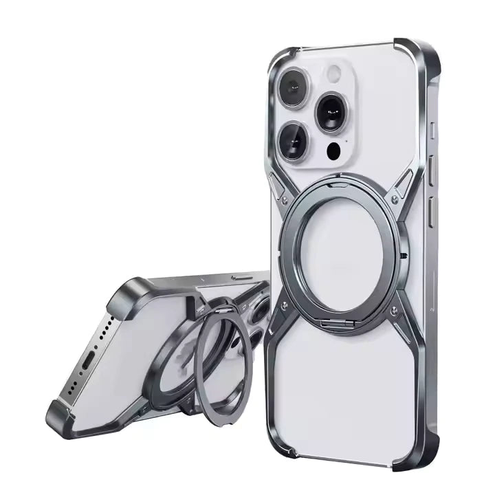 Luxury Hard Bumper Case with Magnetic Holder