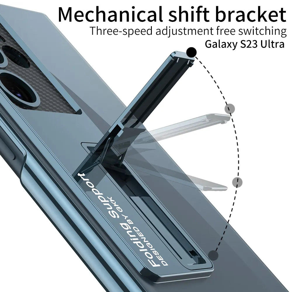 GKK Luxury Clear Kickstand Case for Samsung : *Case Meets Functions*.