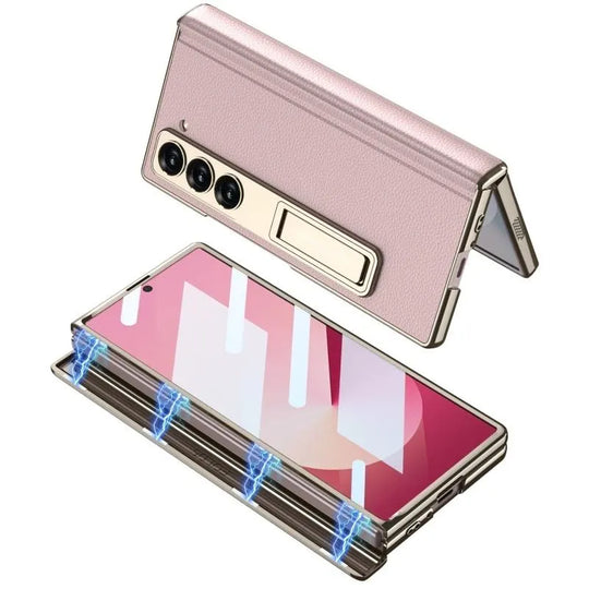 Luxury Electroplating PU Leather Mobile Phone Case