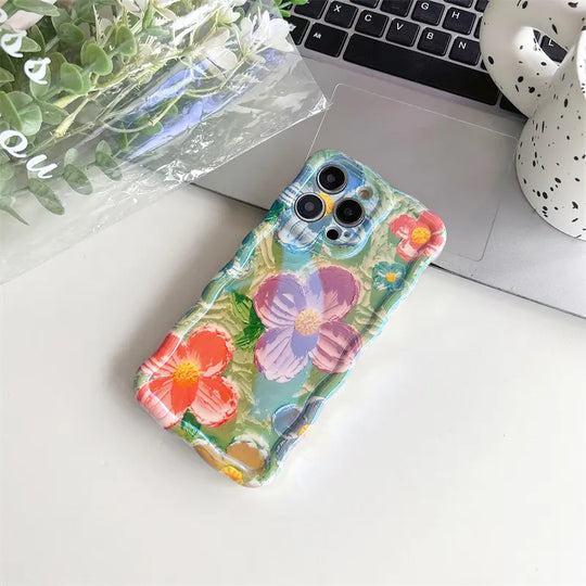 Wave Flower Case - iPhone
