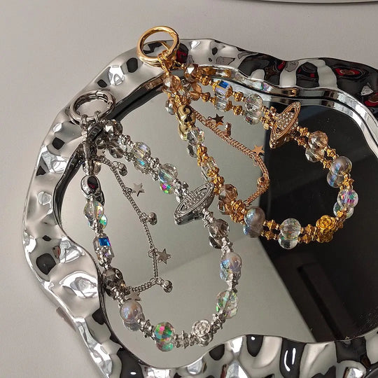 Luxury Crystal Beaded Phone Chain