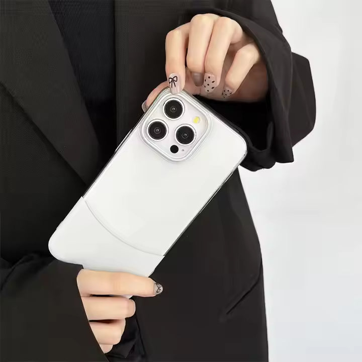 Dual-Layer Contrast Transparent IPhone Case