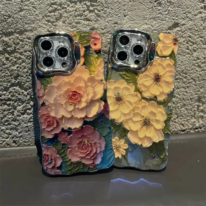 Retro Flower Classy iPhone Case