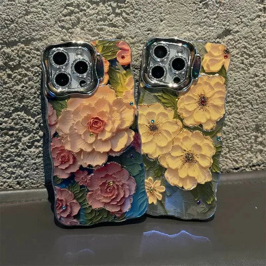 Retro Flower Classy iPhone Case
