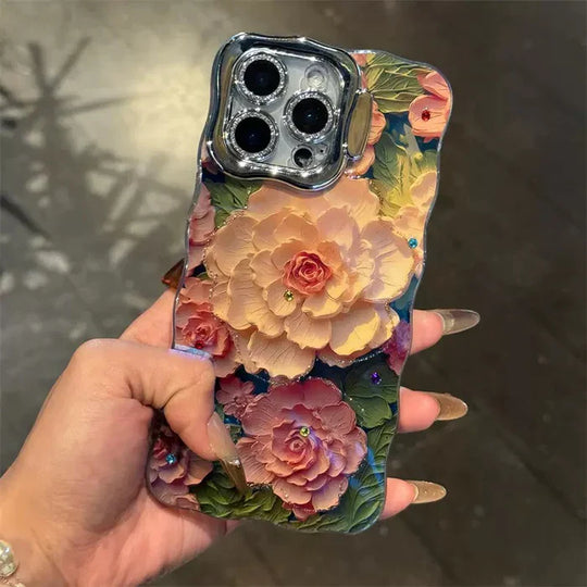 Retro Flower Classy iPhone Case