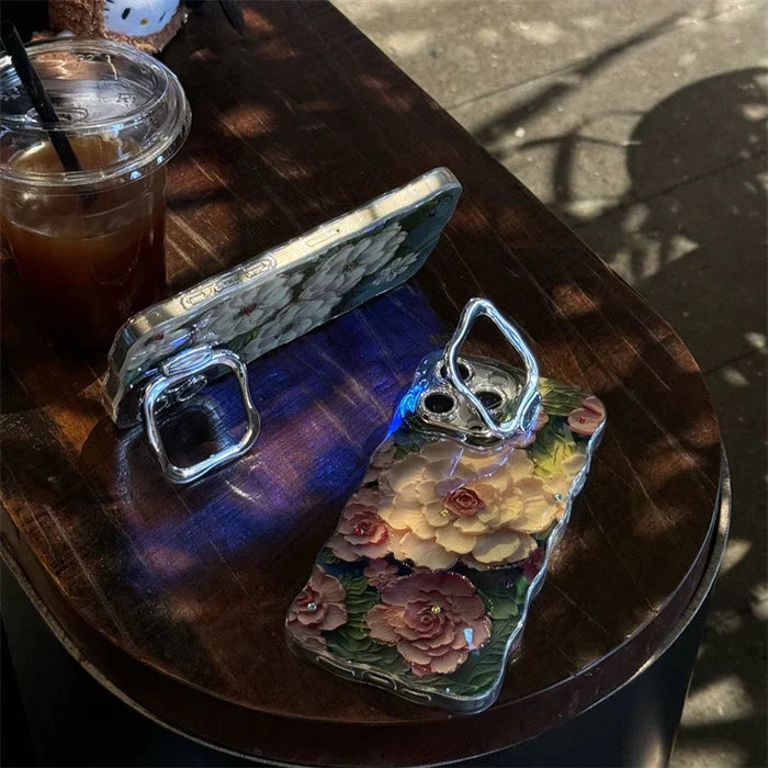 Retro Flower Classy iPhone Case