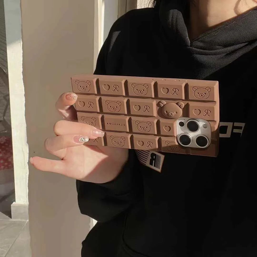 Chocolate Bear and Kitty iPhone Cover