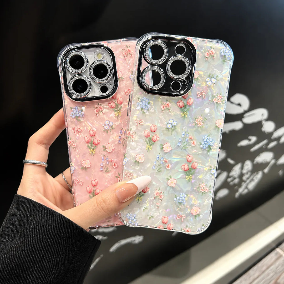 Blossom Crystal Floral Phone Case