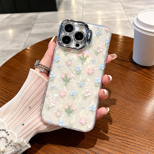 Blossom Crystal Floral Phone Case