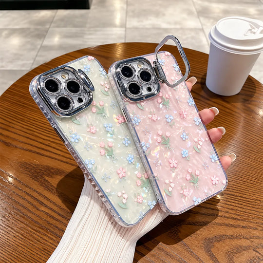 Blossom Crystal Floral Phone Case